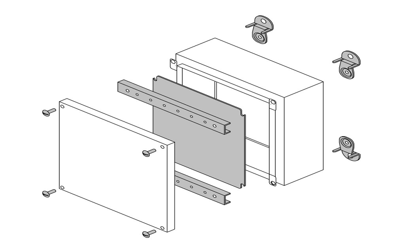 Klemmenkast RVS ViFa Enclosures catalogus